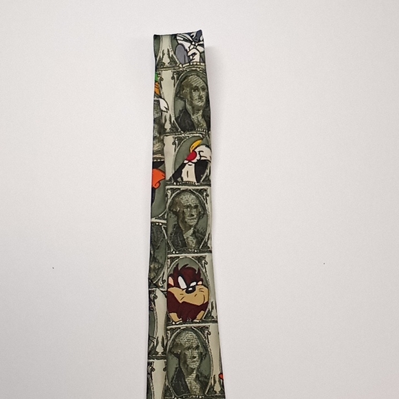 Vintage Looney Tunes Money Tie - Picture 5 of 10